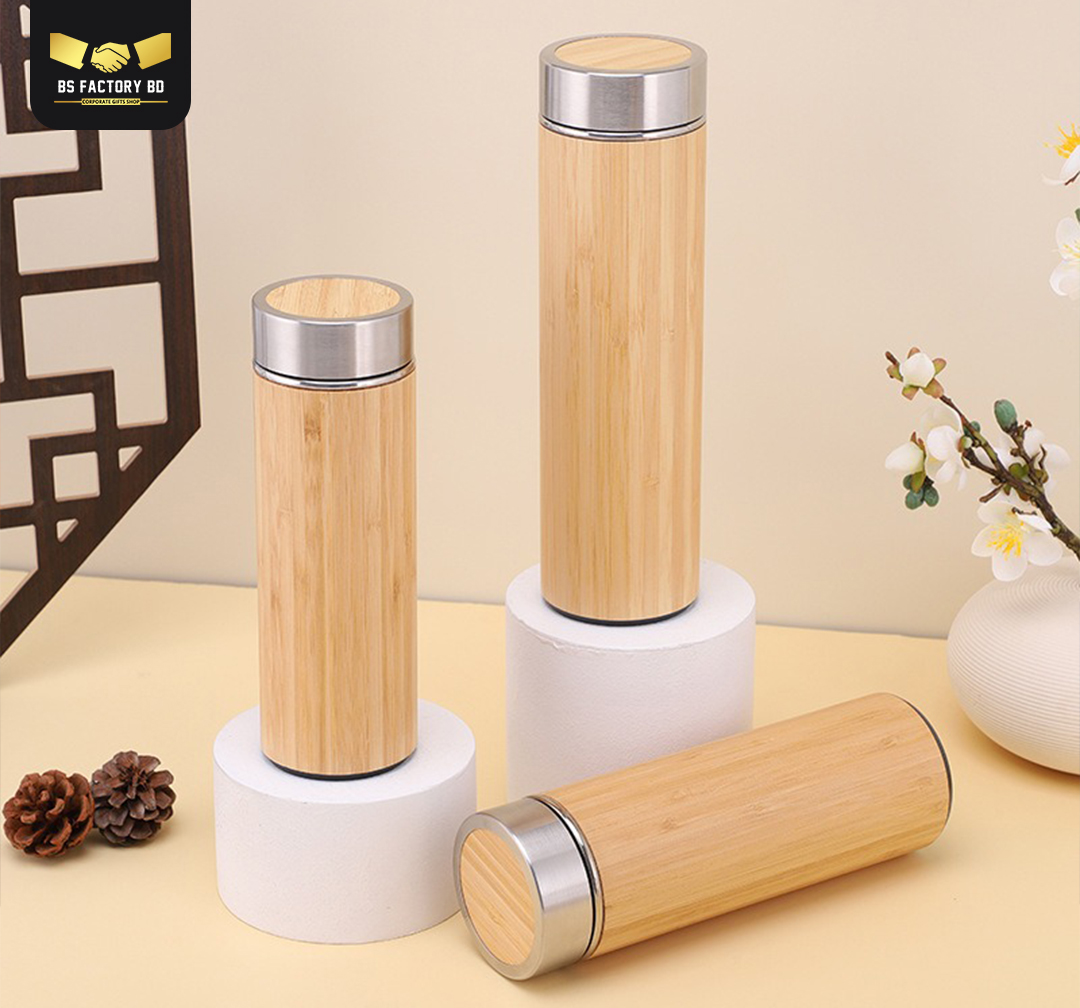 Corporate Customized Bamboo Thermal Flask