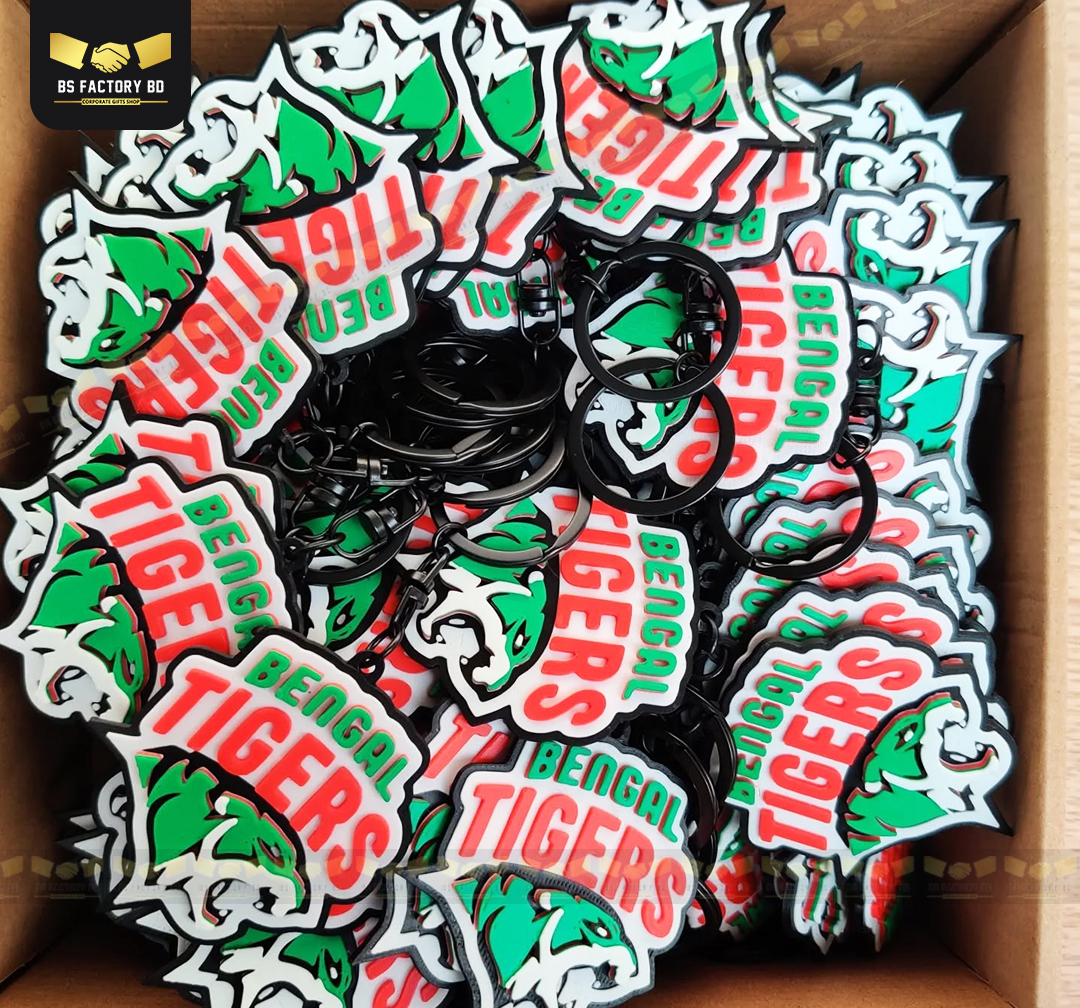 Corporate Customized Silicone Keyring - Image 3