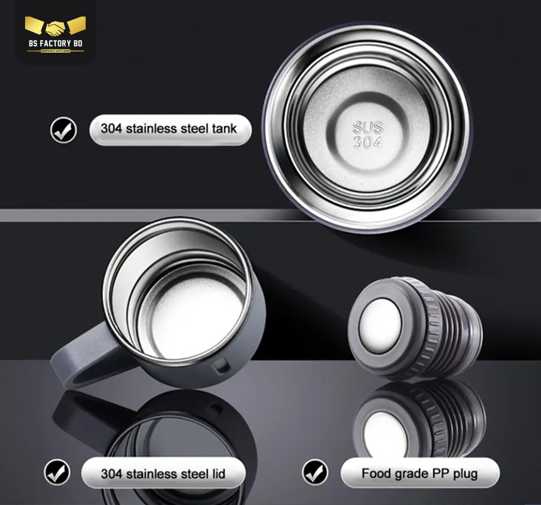 Corporate Customized Vacuum Insulated Thermal Flask Set (3-in-1) - Image 3