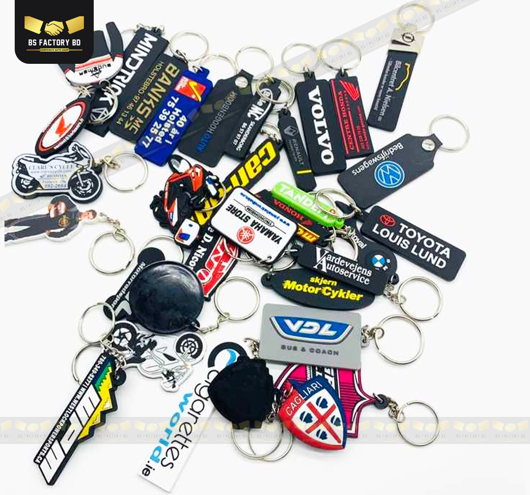 Corporate Customized Silicone Keyring - Image 4