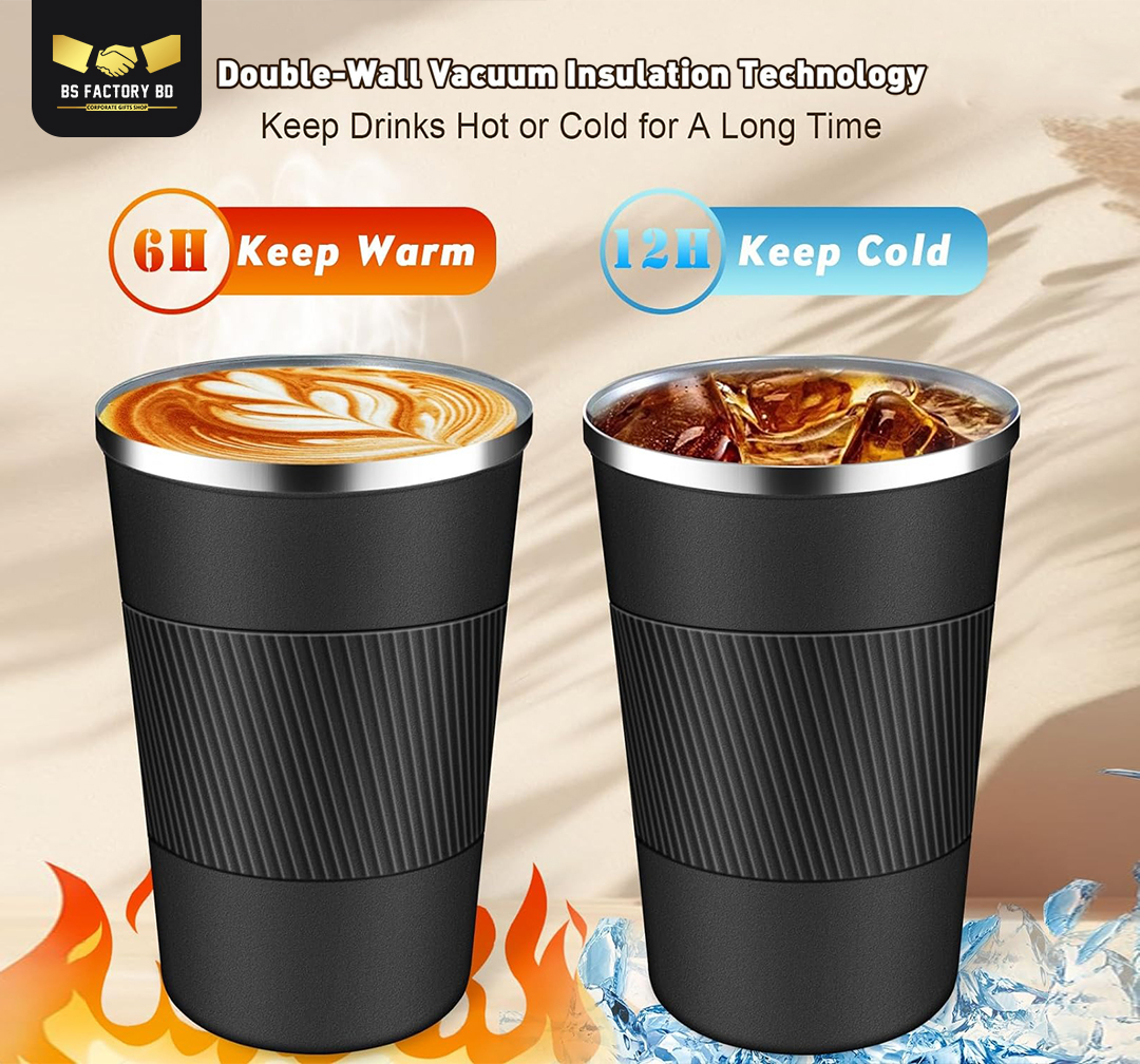 Corporate Customized Rubber Grip Thermal Mug - Image 7