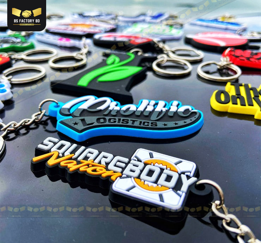 Corporate Customized Silicone Keyring