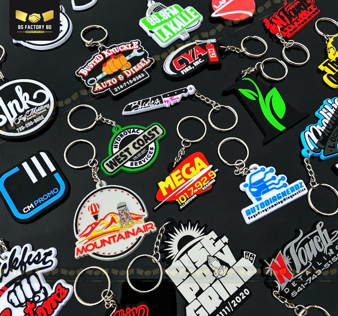 Corporate Customized Silicone Keyring - Image 5