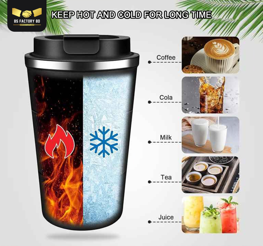 Corporate Customized Rubber Grip Thermal Mug - Image 3