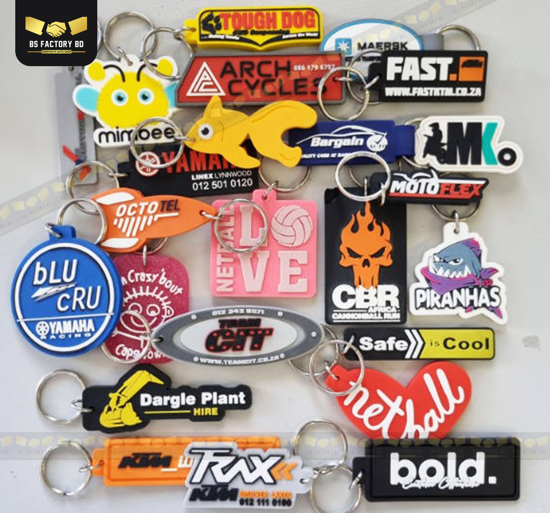 Corporate Customized Silicone Keyring - Image 6