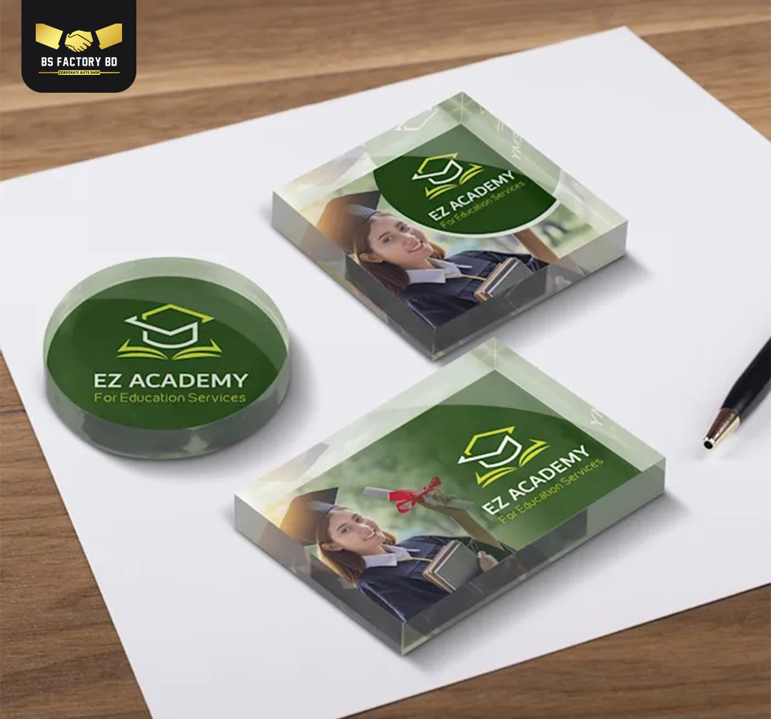 Corporate Customized Acrylic Paper Weight