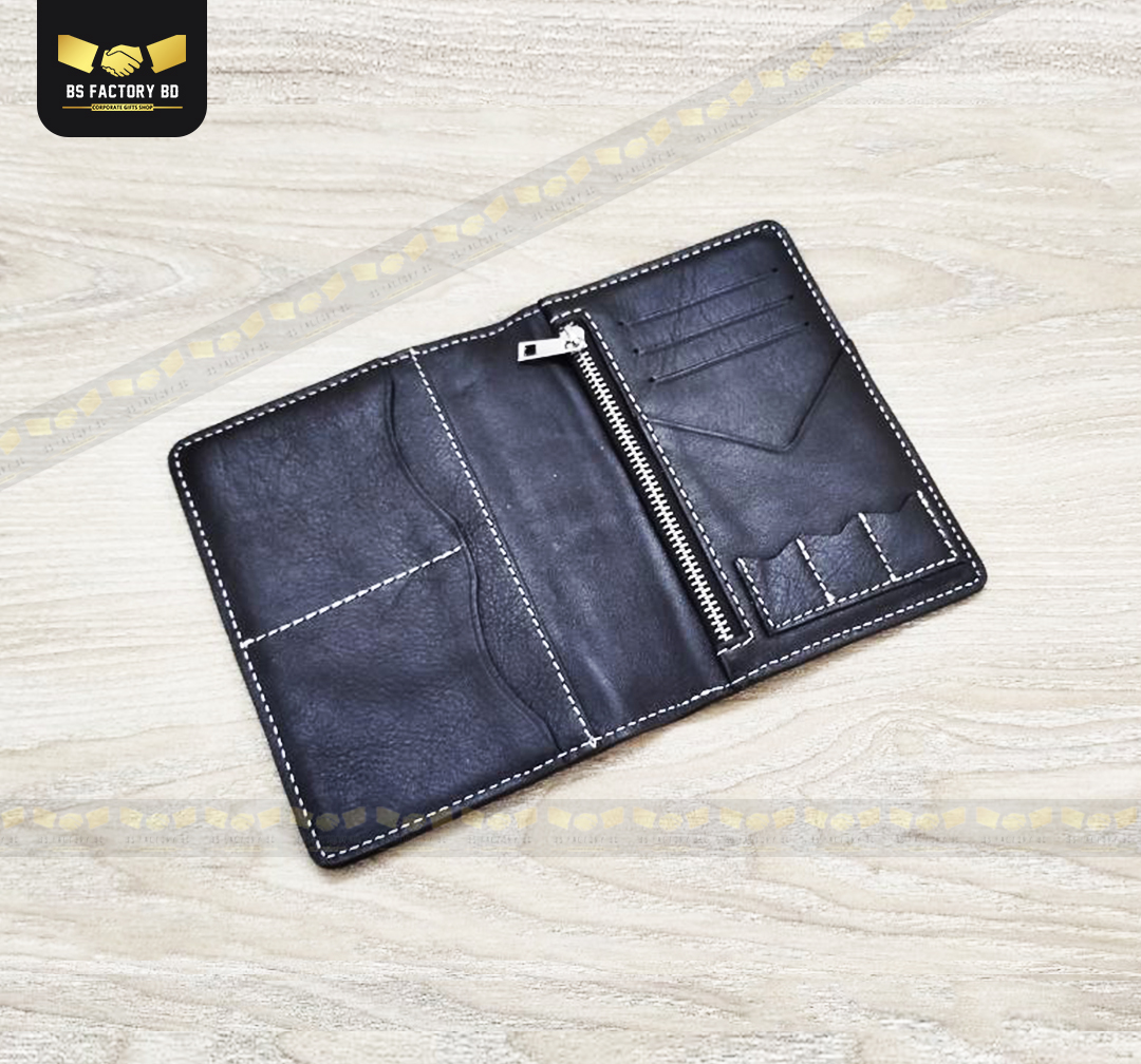 Corporate Customized Pure Leather Passport Holder Design 13 - Image 2