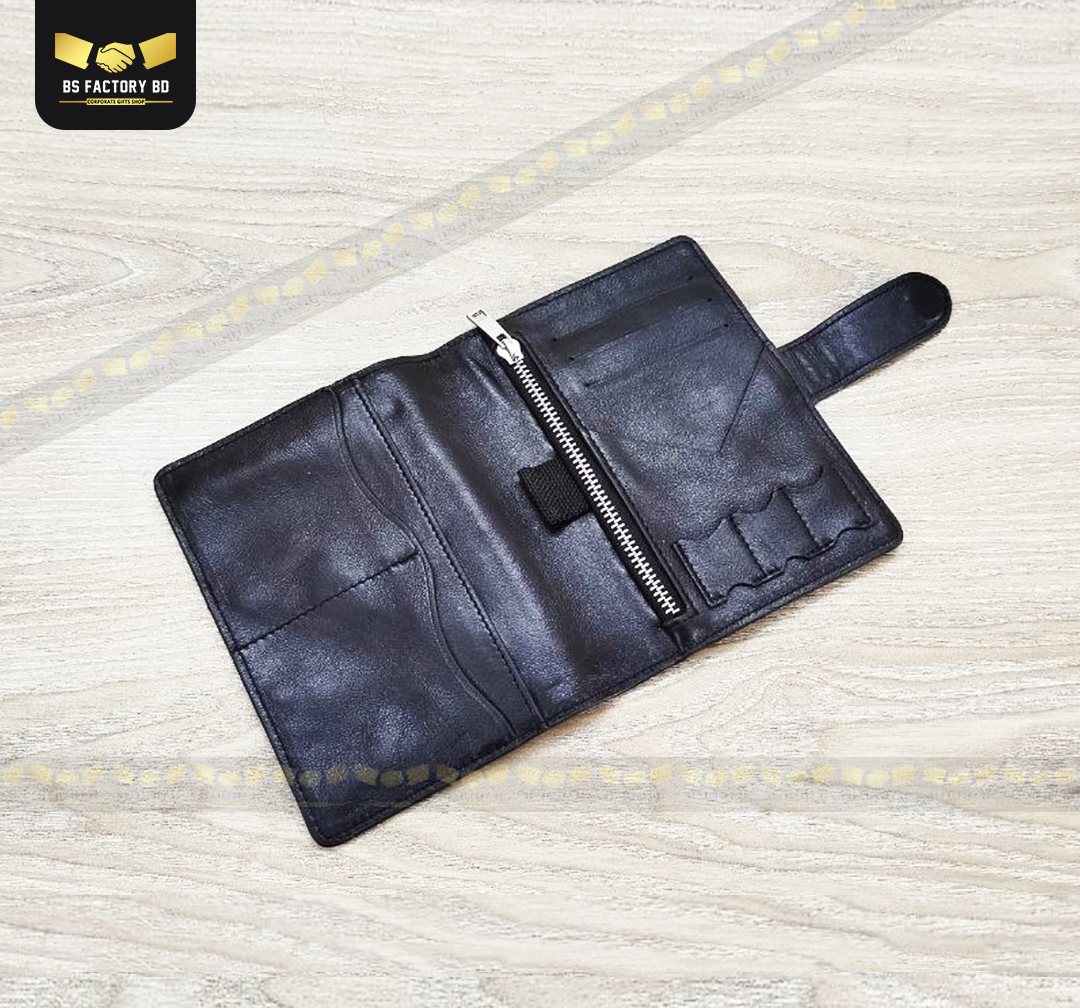 Corporate Customized Pure Leather Passport Holder Design 13 - Image 3