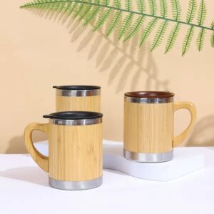 🌿 Corporate Customized Thermal Bamboo Mug