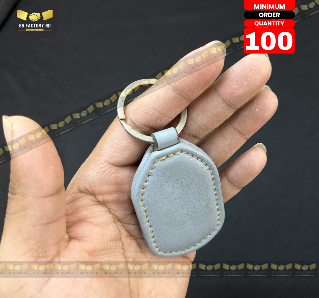 Corporate Customized Lather Key Ring - Image 4