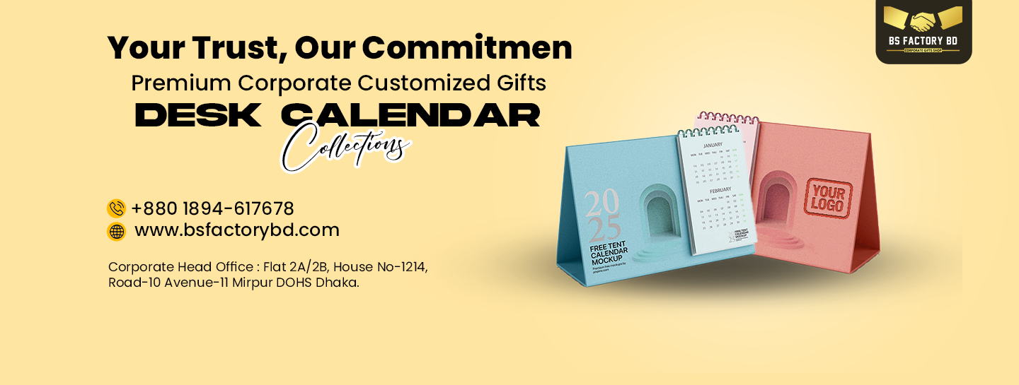 Corporate Customized Desk Calendar