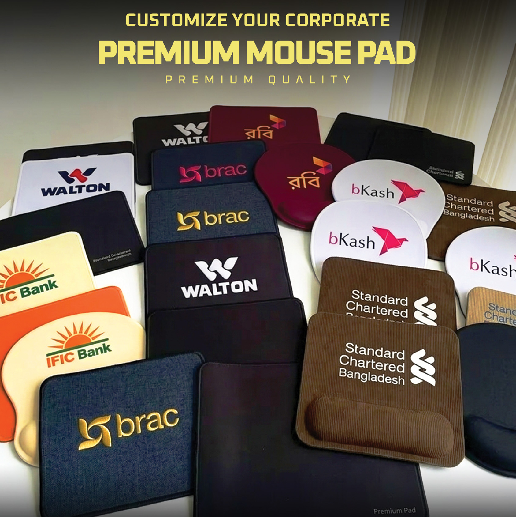 Corporate Customized Mouse Pad