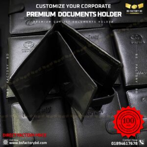 Corporate Customized Lather Car Document Holder